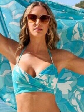 Boston Proper Halter Bikini Top By Carmen Marc Valvo